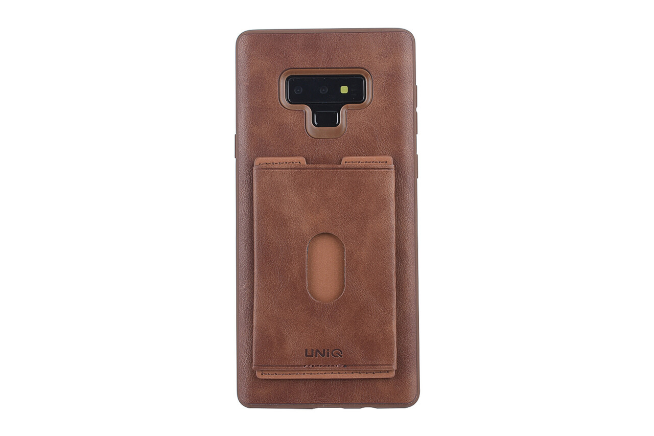 UNIQ Accessory Backcover voor Galaxy Note 9 - Bruin UNIQ Accessory Backcover voor Galaxy Note 9 - Bruin