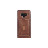 UNIQ Accessory UNIQ Accessory Galaxy Note 9 Kunstleer Backcover hoesje met portemonnee - Bruin UNIQ Accessory UNIQ Accessory Galaxy Note 9 Kunstleer Backcover hoesje met portemonnee - Bruin