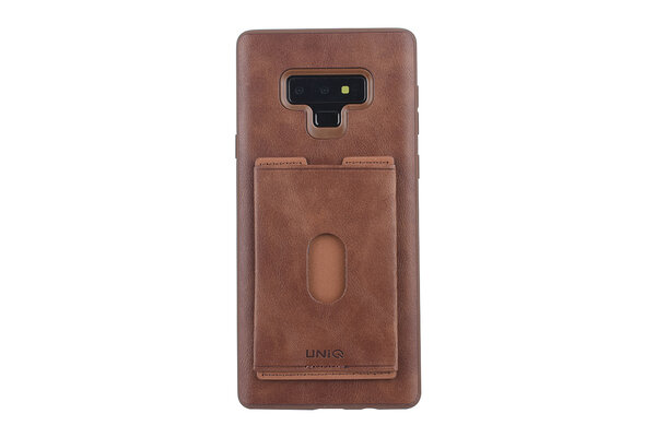 UNIQ Accessory Backcover voor Galaxy Note 9 - Bruin UNIQ Accessory Backcover voor Galaxy Note 9 - Bruin