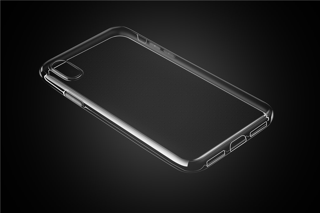 Backcover voor iPhone X-Xs Max - Transparant (8719273274002), foto 3 van 4