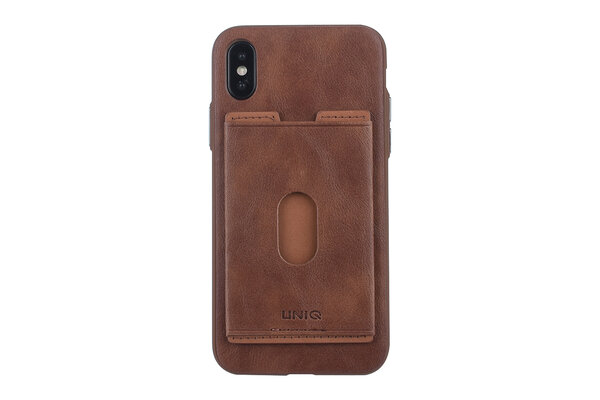UNIQ Accessory Backcover voor iPhone X-Xs - Bruin (8719273283790) UNIQ Accessory Backcover voor iPhone X-Xs - Bruin (8719273283790)