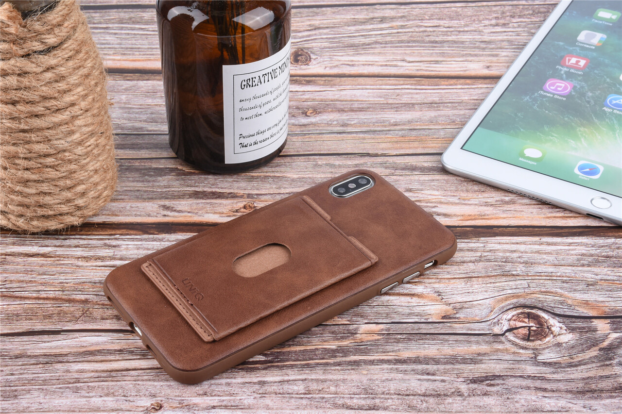 UNIQ Accessory Coque pour iPhone X-Xs Max - Marron (8719273283851) UNIQ Accessory Coque pour iPhone X-Xs Max - Marron (8719273283851)