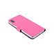 Roze hoesje iPhone Xs Max Book Case - Pasjeshouder - Magneetsluiting Roze hoesje iPhone Xs Max Book Case - Pasjeshouder - Magneetsluiting