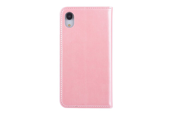 Apple iPhone XR Card holder Pink Book type case for iPhone XR Magnetic closure Apple iPhone XR Card holder Pink Book type case for iPhone XR Magnetic closure