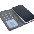 Apple iPhone XR Kartenhalter Pink Book-Case hul -Magnetverschluss - Kunststof;TPU