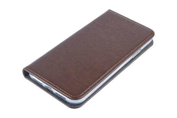 Bruin hoesje iPhone XR - Book Case - Pasjeshouder - Magneetsluiting Bruin hoesje iPhone XR - Book Case - Pasjeshouder - Magneetsluiting