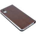 Bruin hoesje iPhone XR - Book Case - Pasjeshouder - Magneetsluiting