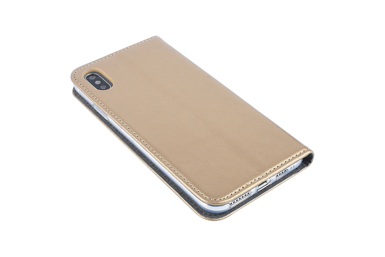 Apple iPhone Xs Max Card holder Gold Book type case for iPhone Xs Max Magnetic closure Apple iPhone Xs Max Card holder Gold Book type case for iPhone Xs Max Magnetic closure