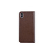Apple iPhone Xs Max Titulaire de la carte Marron Book type housse - Fermeture magnétique Apple iPhone Xs Max Titulaire de la carte Marron Book type housse - Fermeture magnétique