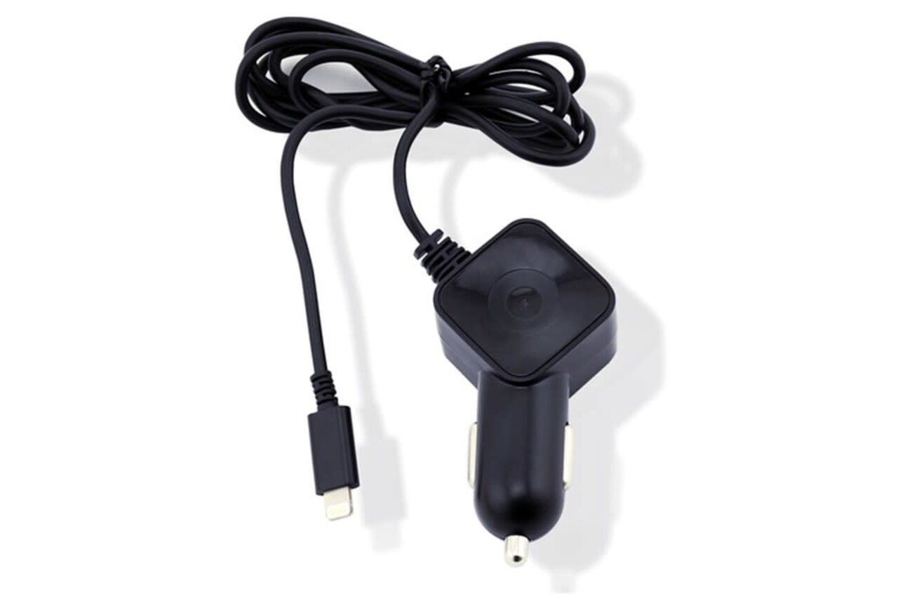 Autolader muvit 1A lightning - Zwart (8426801128323) Autolader muvit 1A lightning - Zwart (8426801128323)