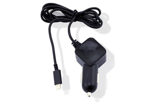 Autolader muvit 1A lightning - Zwart (8426801128323) Autolader muvit 1A lightning - Zwart (8426801128323)