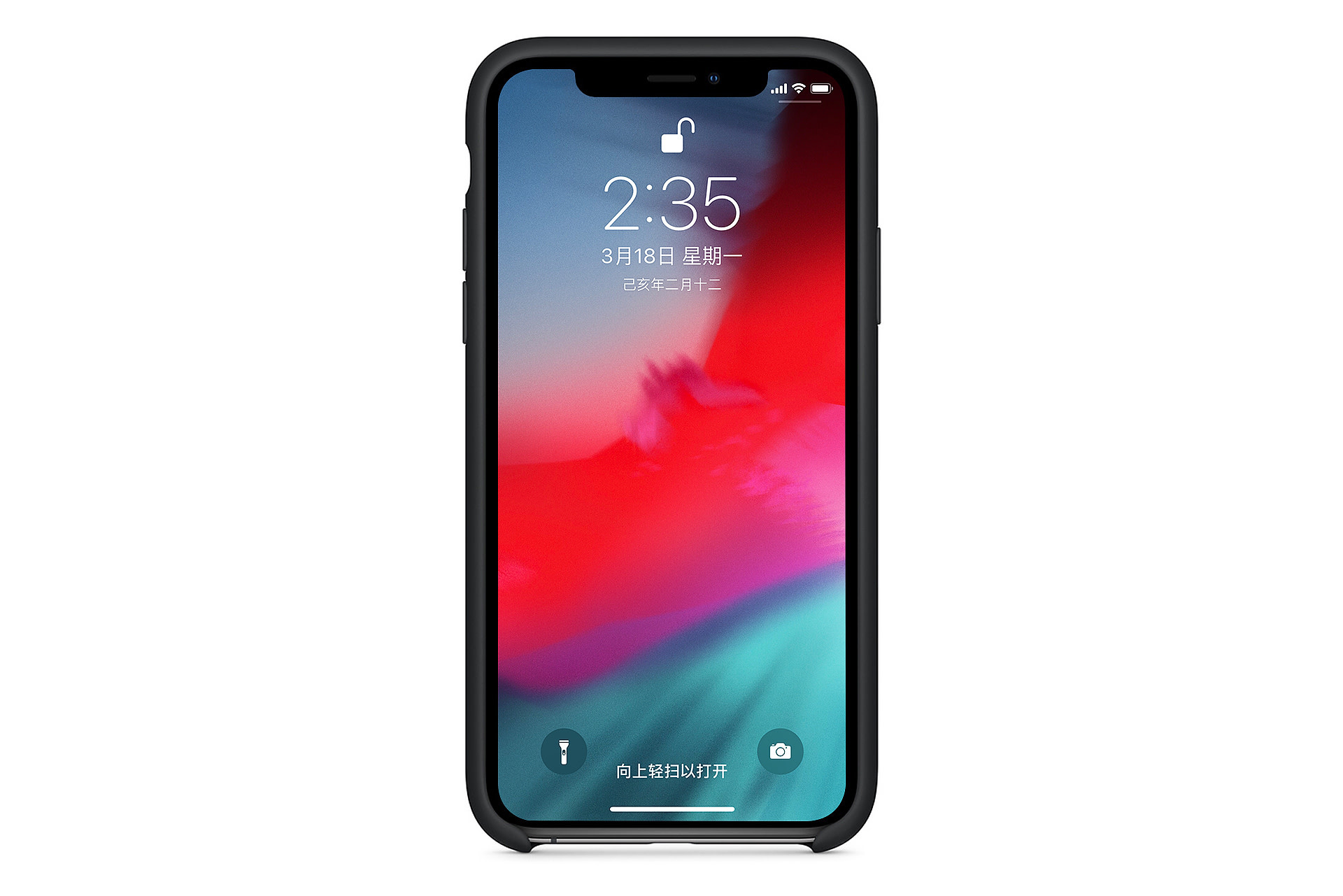Backcover voor iPhone X/Xs - Zwart (8719273292594), foto 3 van 3