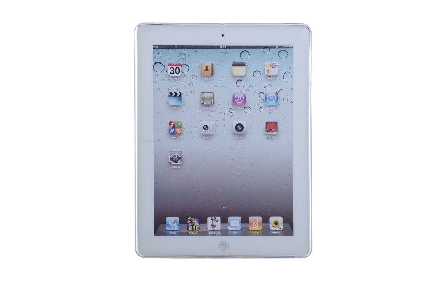 Apple Transparant Back Cover Tablet voor iPad 2-3-4, foto 4 van 5