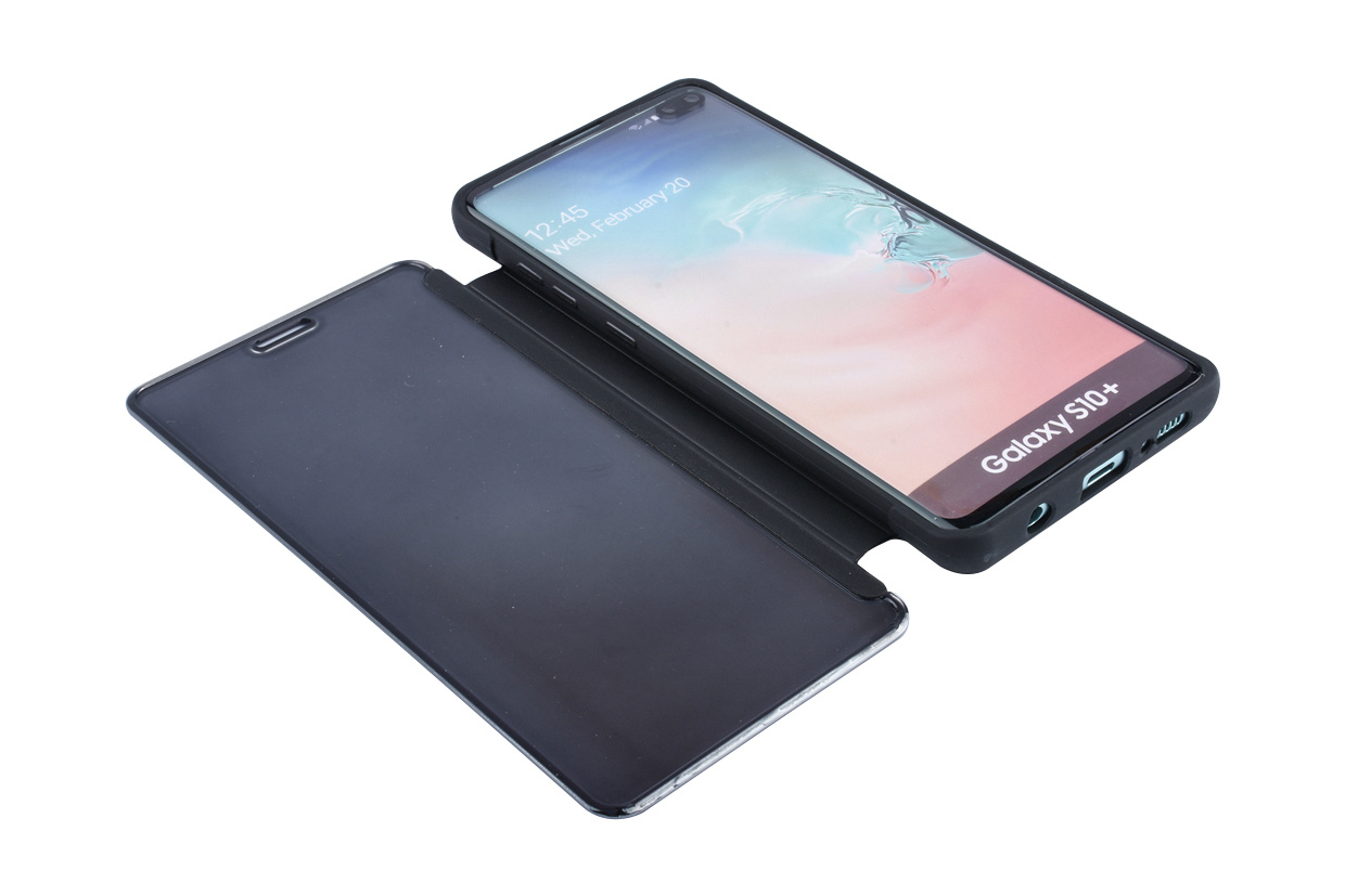 Zwart hoesje voor Galaxy S10 Plus - Book case, foto 4 van 6