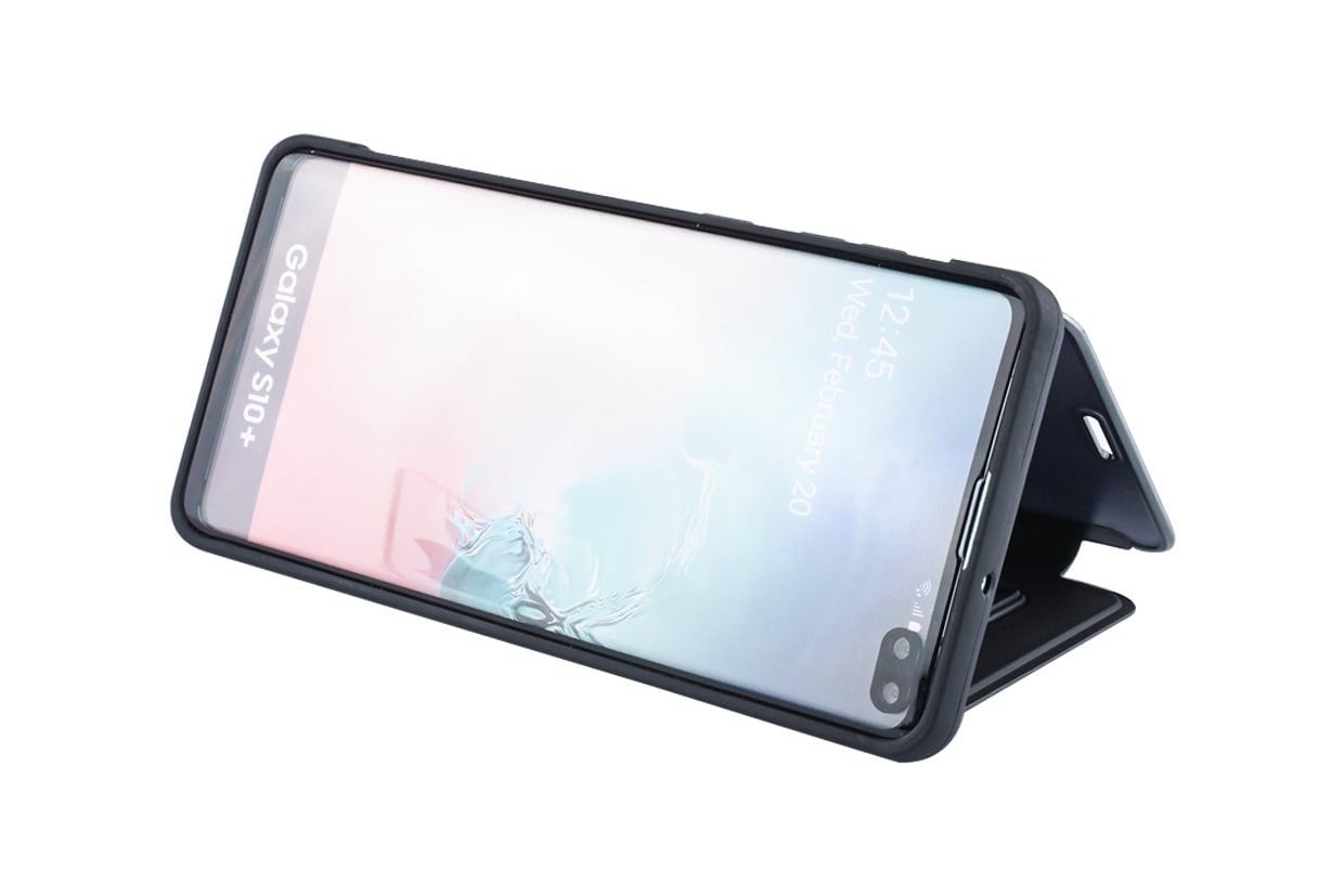 Zwart hoesje voor Galaxy S10 Plus - Book case, foto 5 van 6