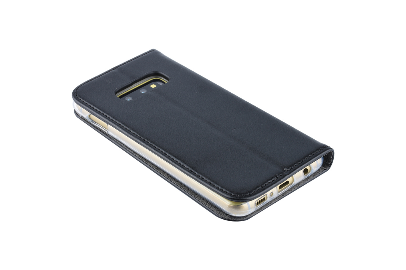 Zwart Book case hoesje voor Galaxy S10e, foto 3 van 5