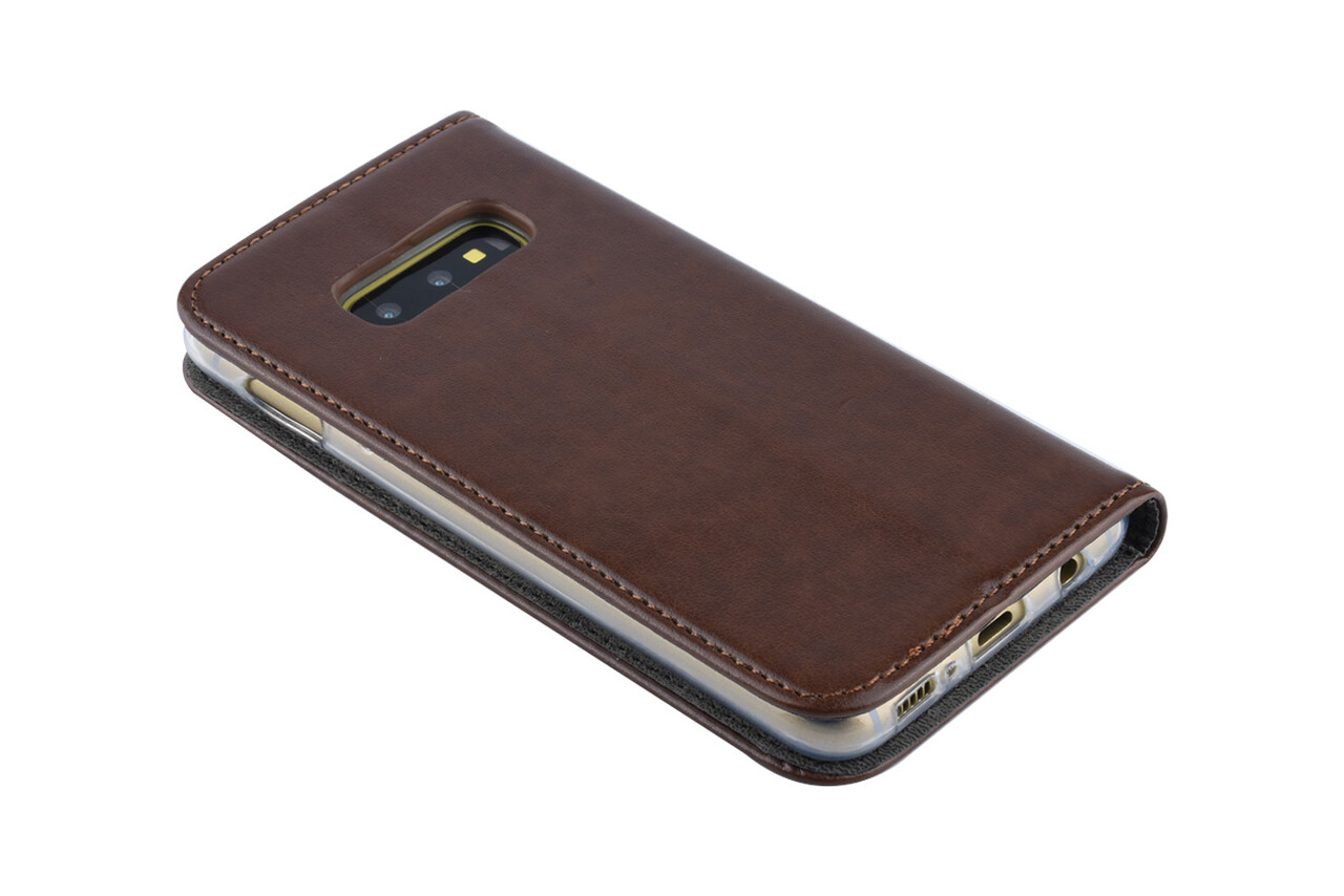Book case for Galaxy S10e - Brown (8719273292365) Book case for Galaxy S10e - Brown (8719273292365)