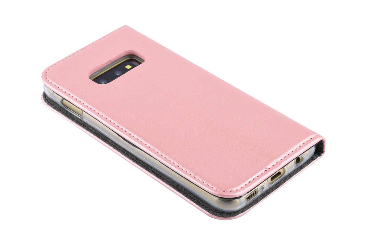 Rose Gold Book case hoesje voor Galaxy S10e, foto 3 van 5