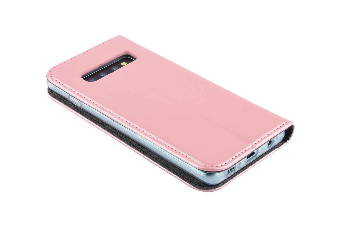 Rose Gold Book case hoesje voor Galaxy S10, foto 3 van 5