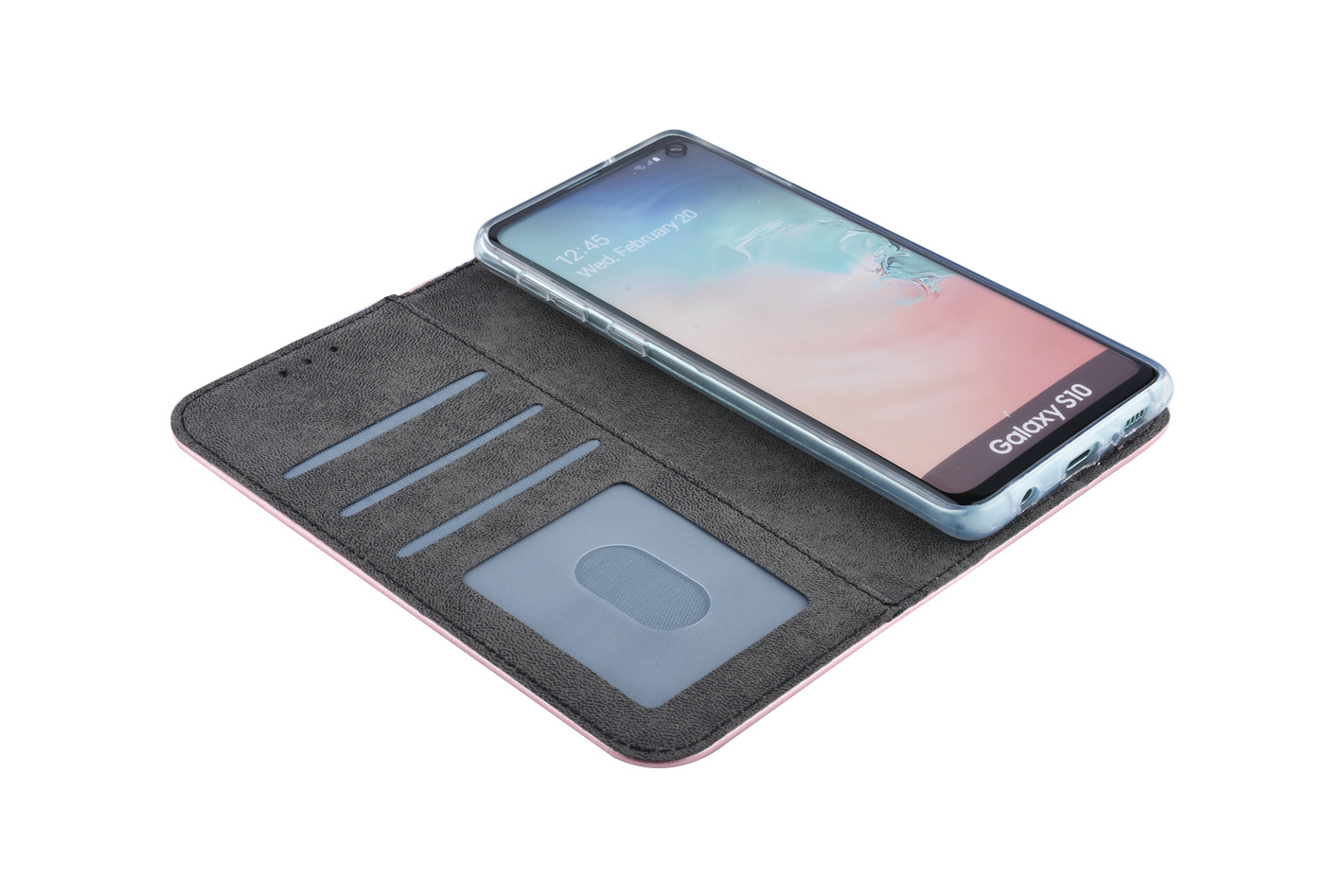 Rose Gold Book case hoesje voor Galaxy S10, foto 4 van 5