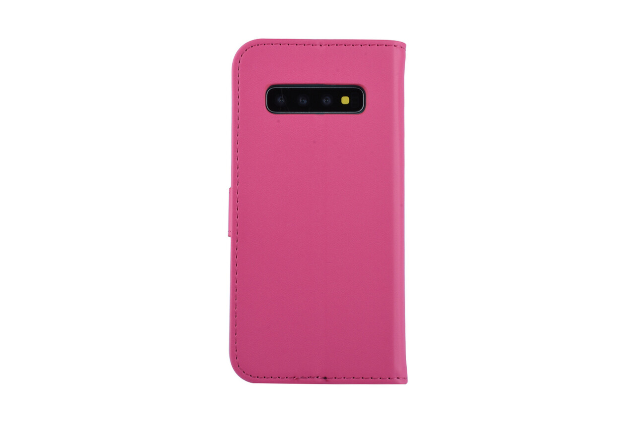 Felroze hoesje voor Galaxy S10 - Book case Felroze hoesje voor Galaxy S10 - Book case