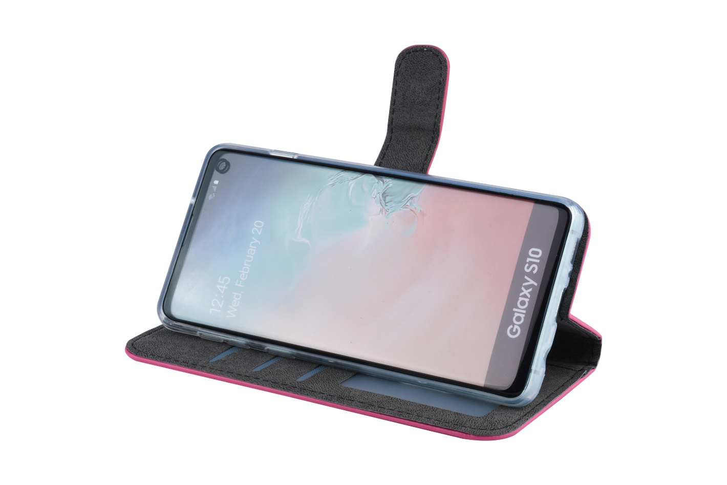 Felroze hoesje voor Galaxy S10 - Book case, foto 5 van 5