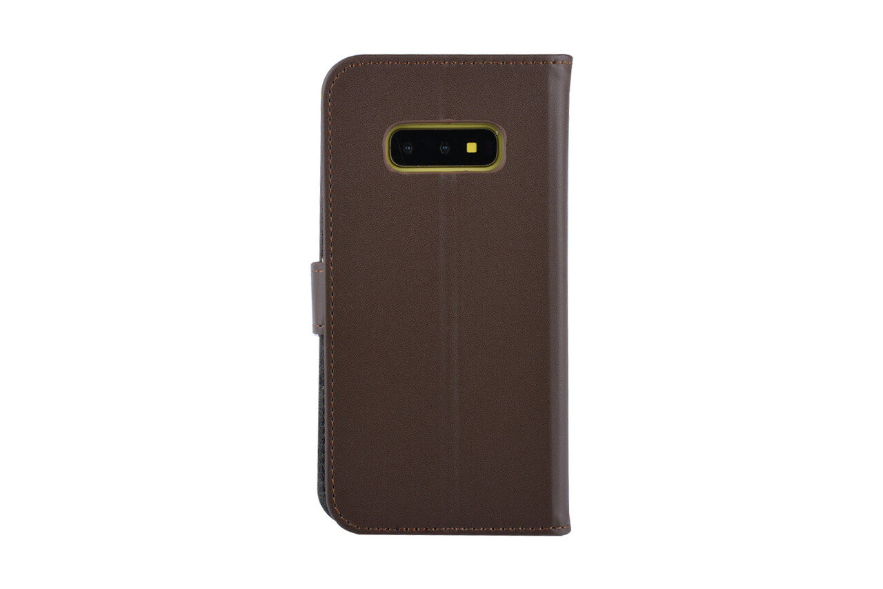 Book case voor Galaxy S10e - Bruin (S10e) Book case voor Galaxy S10e - Bruin (S10e)