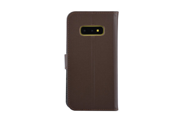 Book case voor Galaxy S10e - Bruin (S10e) Book case voor Galaxy S10e - Bruin (S10e)