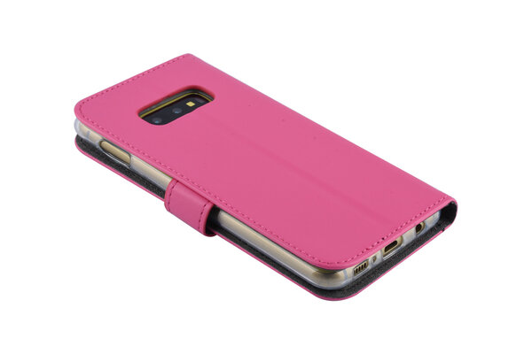 Book case voor Galaxy S10e - Hot Pink (S10e) Book case voor Galaxy S10e - Hot Pink (S10e)