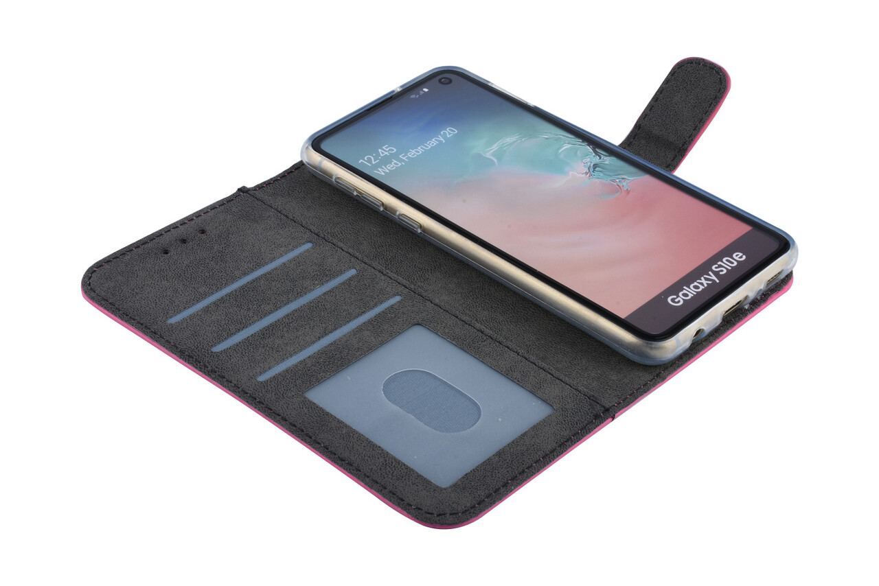 Book case for Galaxy S10e - Hot Pink (8719273292181) Book case for Galaxy S10e - Hot Pink (8719273292181)