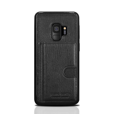 Pierre Cardin Pierre Cardin silicone backcover voor Galaxy S9 - Zwart (8719273146057)