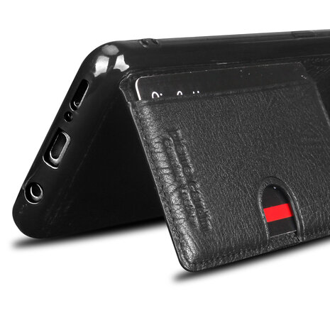 Pierre Cardin Pierre Cardin silicone backcover voor Galaxy S9 - Zwart (8719273146057)