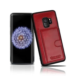 Pierre Cardin silicone backcover voor Galaxy S9 - Rood (8719273146064)
