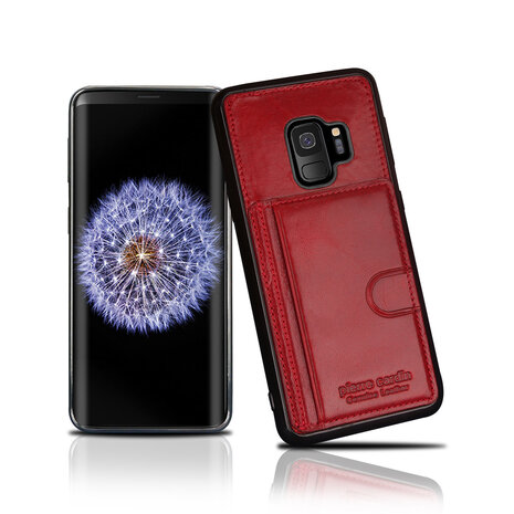 Pierre Cardin Pierre Cardin silicone backcover voor Galaxy S9 - Rood (8719273146064)