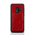 Pierre Cardin Pierre Cardin silicone backcover voor Galaxy S9 - Rood (8719273146064)