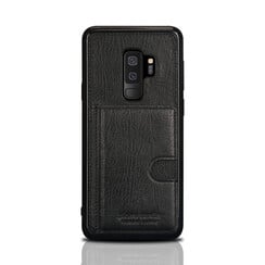 Pierre Cardin silicone backcover voor Galaxy S9 Plus - Zwart (8719273146088)