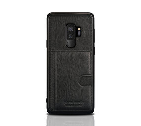 Pierre Cardin Pierre Cardin silicone backcover voor Galaxy S9 Plus - Zwart (8719273146088)