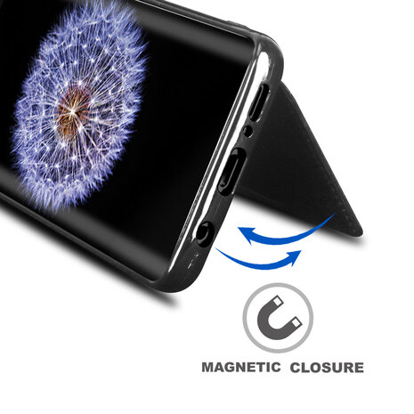 Pierre Cardin Pierre Cardin silicone backcover voor Galaxy S9 Plus - Zwart (8719273146088)