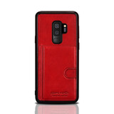 Pierre Cardin Pierre Cardin silicone backcover voor Galaxy S9 Plus - Rood (8719273146095)