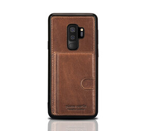 Pierre Cardin Pierre Cardin silicone backcover voor Galaxy S9 Plus - Bruin (8719273146101)