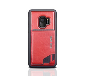 Pierre Cardin Pierre Cardin silicone backcover voor Galaxy S9 - Rood (8719273146002)