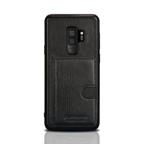 Pierre Cardin Pierre Cardin silicone backcover voor Galaxy S9 Plus - Zwart (8719273146088)