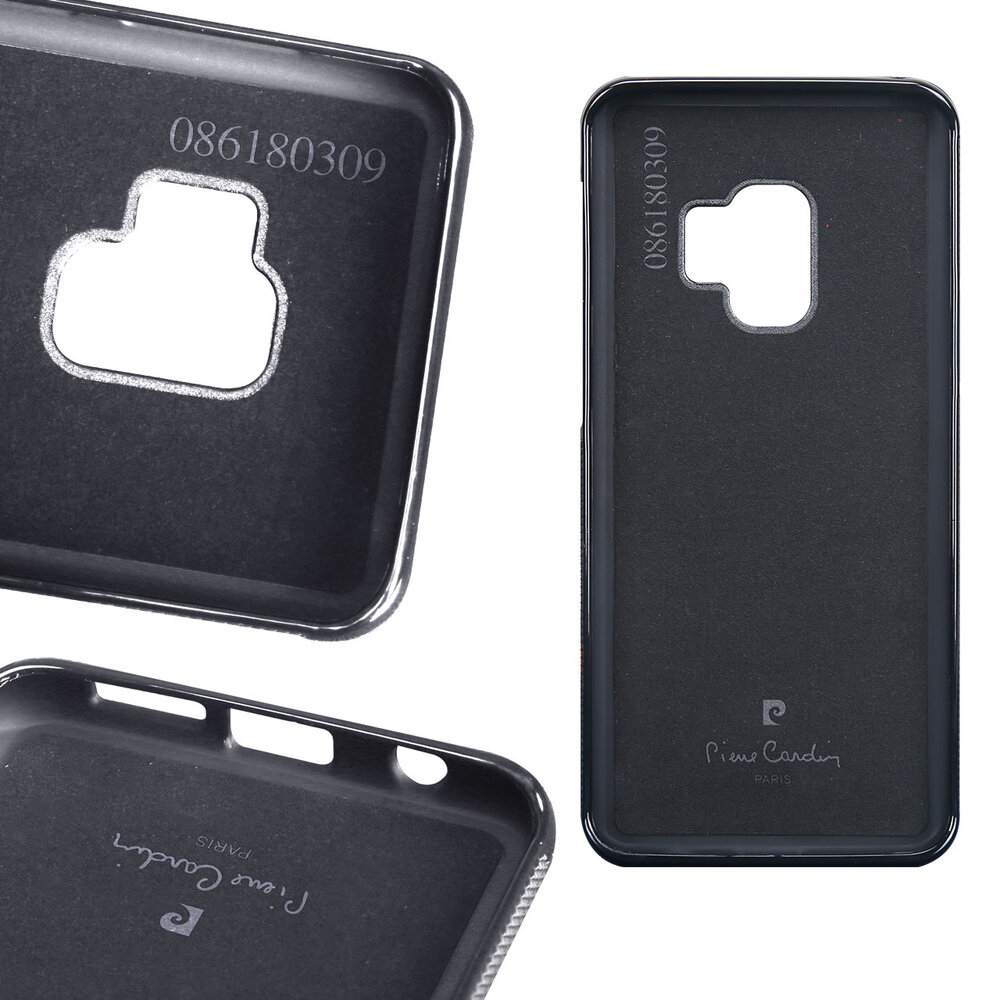 Pierre Cardin Pierre Cardin silicone backcover voor Galaxy S9 - Rood (8719273146002)