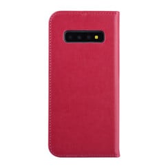 Samsung Galaxy S10+ Kartenhalter Pink Book-Case hul -Magnetverschluss - Kunststof;TPU