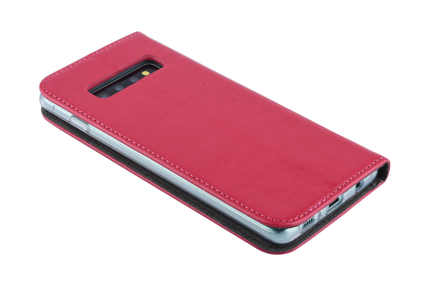 Roze hoesje Samsung Galaxy S10 Plus - Book Case - Pasjeshouder - Magneetsluiting, foto 3 van 5