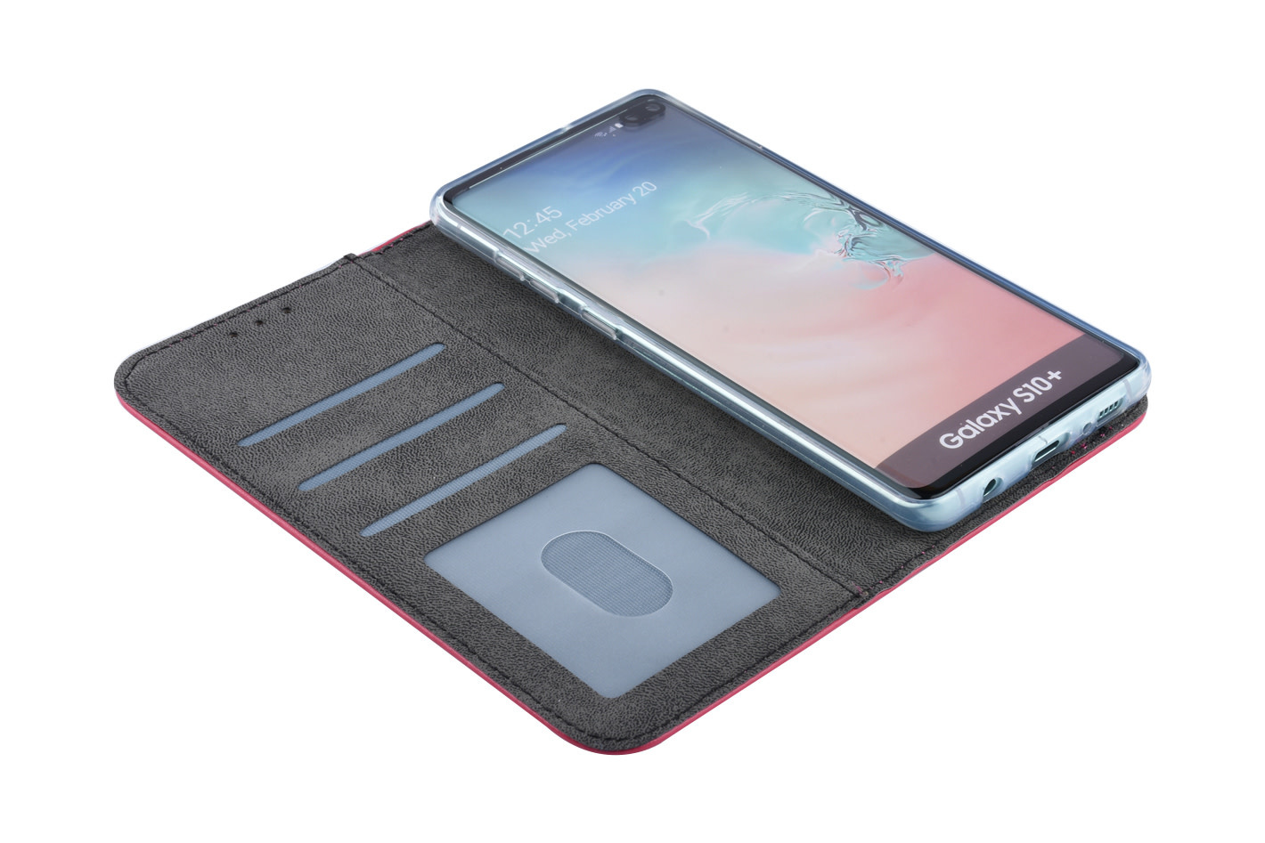 Roze hoesje Samsung Galaxy S10 Plus - Book Case - Pasjeshouder - Magneetsluiting, foto 4 van 5