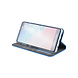 Samsung Galaxy S10+ Titulaire de la carte Bleu Book type housse - Fermeture magnétique Samsung Galaxy S10+ Titulaire de la carte Bleu Book type housse - Fermeture magnétique