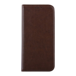 Samsung Galaxy S10 Kartenhalter Braun Book-Case hul -Magnetverschluss - Kunststof;TPU