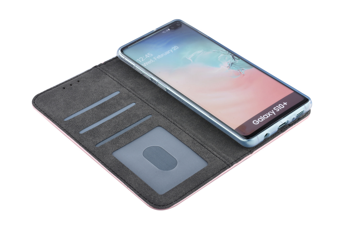 RoseGold hoesje Samsung Galaxy S10 Plus - Book Case - Pasjeshouder - Magneetsluiting, foto 5 van 5