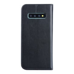 Samsung Galaxy S10+ Kartenhalter Schwarz Book-Case hul -Magnetverschluss - Kunststof;TPU